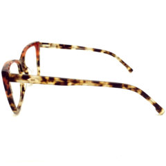 Armação para Óculos Feminino Empório Glasses Mesclado/Vermelho Cristal Gatinho/Quadrado EG5003 C19 54