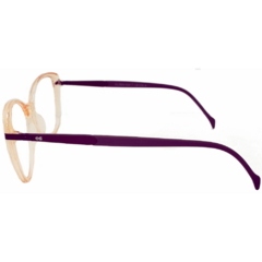 Armação para Óculos Feminino Empório Glasses Nude Cristal Gatinho EG5509 C9 53