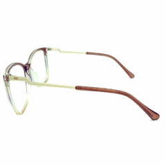 Armação para Óculos Feminino Empório Glasses Nude Cristal/Lavanda Cristal Clip-On EG3478 C12 55