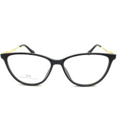 Armação para Óculos Feminino Empório Glasses Preto Clip-On EG3405 C5 56