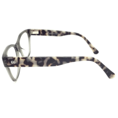 Armação para Óculos Feminino Empório Glasses Preto Cristal Gatinho/Oval EG3427 C8 51