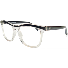 Armação para Óculos Feminino Empório Glasses Preto/Cristal Quadrado EG16016 C5 54