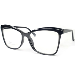 Armação para Óculos Feminino Empório Glasses Preto Gatinho EG3260 C5 56