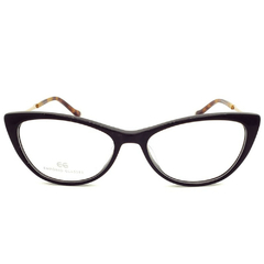Armação para Óculos Feminino Empório Glasses Preto Gatinho EG3356 C5 54