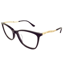 Armação para Óculos Feminino Empório Glasses Preto Gatinho EG3357 C5 53