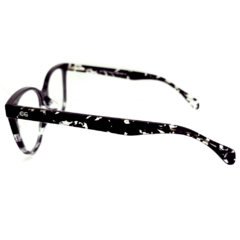Armação para Óculos Feminino Empório Glasses Preto/Mescla Cristal Clip-On EG3437 C16 53