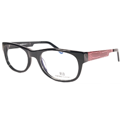 Armação para Óculos Feminino Empório Glasses Preto Redondo/Retangular EG864 C15 52