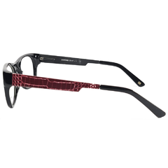 Armação para Óculos Feminino Empório Glasses Preto Redondo/Retangular EG864 C15 52