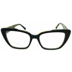 Armação para Óculos Feminino Empório Glasses Preto/Tartaruga Gatinho EG3468 C15 51