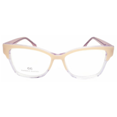 Armação para Óculos Feminino Empório Glasses Rosa Cristal/Cristal Quadrado EG3477 C9 52