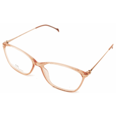 Armação para Óculos Feminino Empório Glasses Rosa Cristal Quadrado/Redondo EG3389 C6 54
