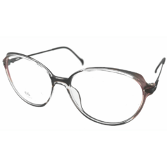 Armação para Óculos Feminino Empório Glasses Rosé Metálico Redondo EG5505 C14 53