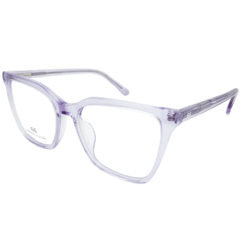 Armação para Óculos Feminino Empório Glasses Roxo Cristal Quadrado/Gatinho EG3364 C8 53