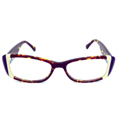 Armação para Óculos Feminino Empório Glasses Tartaruga/Azul Retangular EG3466 C17 51