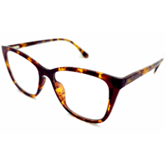 Armação para Óculos Feminino Empório Glasses Tartaruga Clip-On EG3441 C17 52