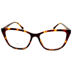 Armação para Óculos Feminino Empório Glasses Tartaruga Clip-On EG3441 C17 52