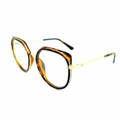 Armação para Óculos Feminino Empório Glasses Tartaruga Redondo EG3442 C17 52