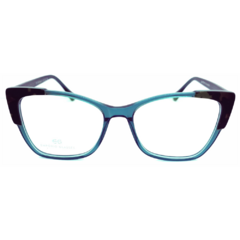 Armação para Óculos Feminino Empório Glasses Verde Cristal/Tartaruga Gatinho EG3476 C132 54