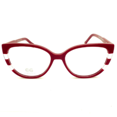 Armação para Óculos Feminino Empório Glasses Vermelho/Cristal Gatinho EG5006 C9 54