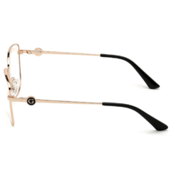 Armação para Óculos Feminino Guess Dourado Gatinho/Redondo GU2757 028 56