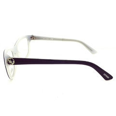 Armação para Óculos Feminino Guess Preto/Branco Gatinho GU2527 003 53