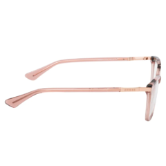 Armação para Óculos Feminino Guess Rosa Cristal/Marrom Mesclado Quadrado/Gatinho GU2880 057 54