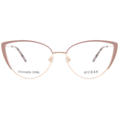 Armação para Óculos Feminino Guess Rosa/Rosé Gatinho GU2813 058 56