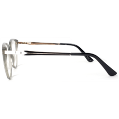 Armação para Óculos Feminino Next Cinza Cristal Gatinho N81495 C3 53