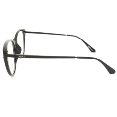 Armação para Óculos Feminino Next Preto Clip-On N81490 C1 55