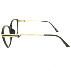 Armação para Óculos Feminino Next Preto Clip-On N82611 C1 54