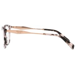 Armação para Óculos Feminino Prada Mesclado Marrom/Cristal Gatinho VPR02Z ROJ-1O1 54