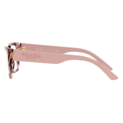 Armação para Óculos Feminino Prada Mesclado Rosa Cristal Gatinho VPR11Y ROJ-1O1 54