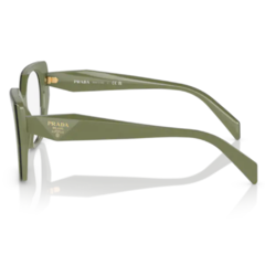 Armação para Óculos Feminino Prada Verde Militar/Preto Gatinho VPR18W 13J-1O1 54