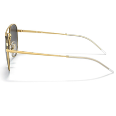 Armação para Óculos Feminino Ray-Ban Dourado/Preto Piloto RB3589 9054/8G 55