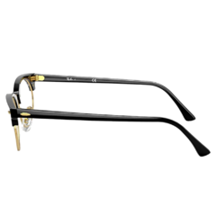 Armação para Óculos Feminino Ray-Ban Preto/Dourado Gatinho/Oval RB3946-V 8057 52