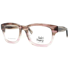 Armação para Óculos Feminino Saint Tropez Mescla Rosa Cristal/Marrom Cristal Quadrado ST445 C9 52