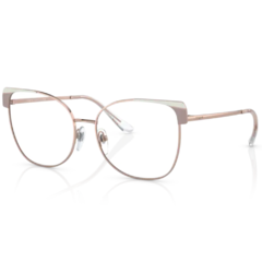 Armação para Óculos Feminino Vogue Rosé/Branco Gatinho VO4246-L 5075 55