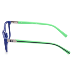 Armação para Óculos Infantil Guess Azul Evolve Quadrado GU9207 090 49