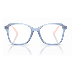 Armação para Óculos Infantil Ray-Ban Azul Cristal Quadrado RB1630L 3856 50