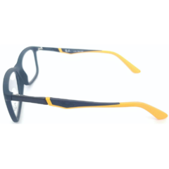 Armação para Óculos Infantil Ray-Ban Preto Fosco Quadrado RB1542L 3625 49