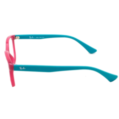 Armação para Óculos Infantil Ray-Ban Rosa Escuro Gatinho/Redondo RB1582L 3737 49