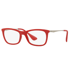 Armação para Óculos Infantil Ray-Ban Vermelho Quadrado RB7041L 5569 52
