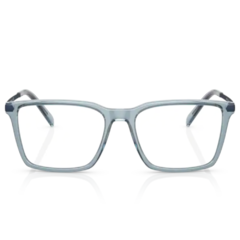 Armação para Óculos Masculino Armani Exchange Azul Cristal Retangular AX3077 8237 54