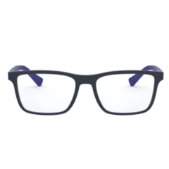 Armação para Óculos Masculino Armani Exchange Azul Marinho Fosco Quadrado AX3067 8295 55