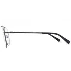 Armação para Óculos Masculino Armani Exchange Cinza Chumbo Aviador AX1029 6088 57