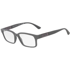 Armação para Óculos Masculino Armani Exchange Cinza Fosco Retangular AX3091 8294 56