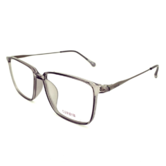 Armação para Óculos Masculino Carmim Cinza Cristal Quadrado CRM41930 C5 54