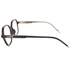 Armação para Óculos Masculino Carmim Preto Geométrico CRM41970 C1 52