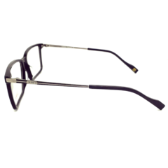 Armação para Óculos Masculino Carmim Preto Retangular CRM41665 C1 56