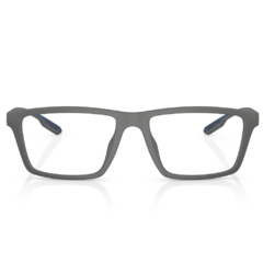 Armação para Óculos Masculino Emporio Armani Cinza Fosco Clip-On EA4189U 506-01W 55